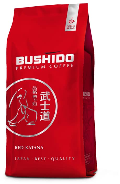 Кофе в зернах 1000 гр "Bushido" Original, красная уп. Кофе в зернах 1000 гр "Bushido" Original, красная уп.